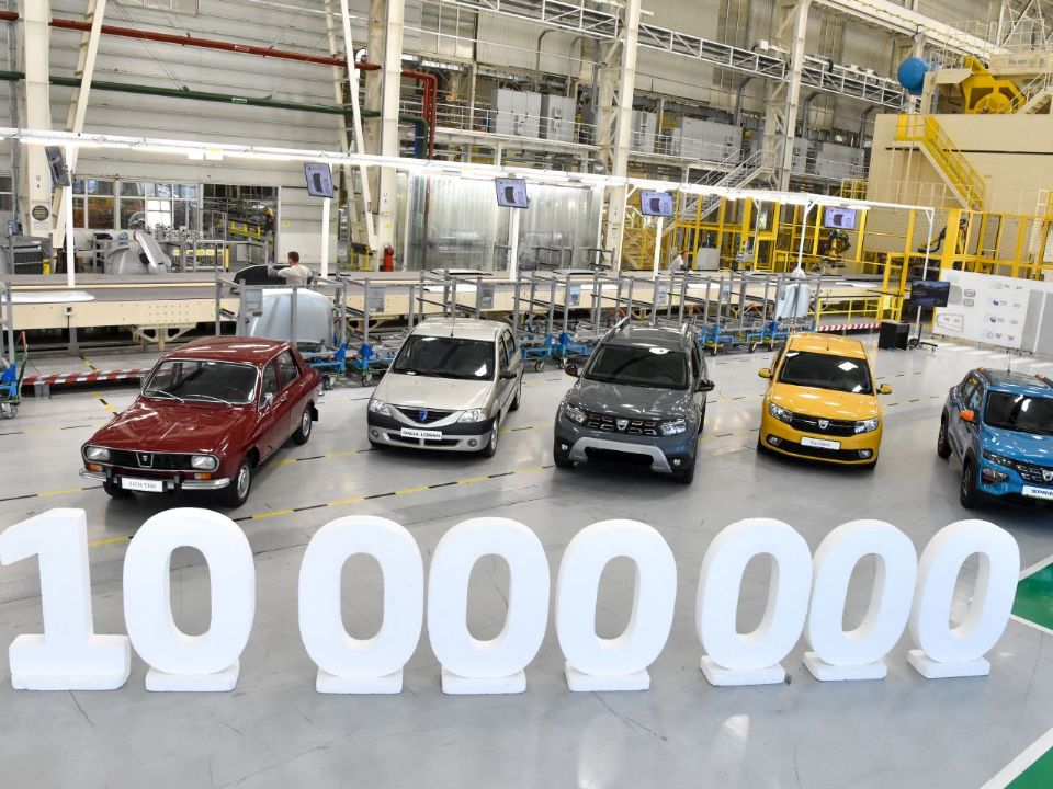 Dacia chega aos 10 milhões de unidades produzidas